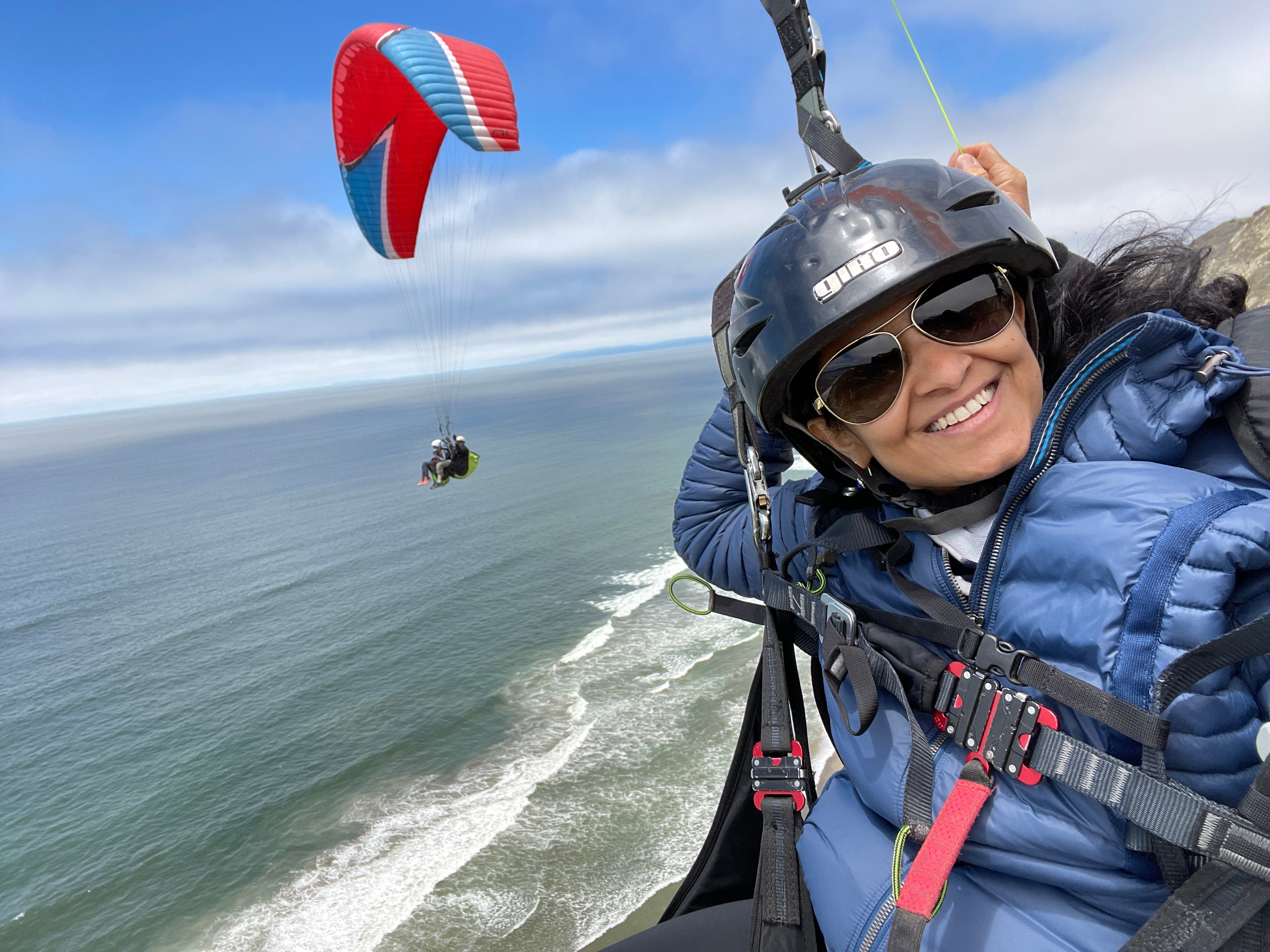 Tandem Paragliding Flight